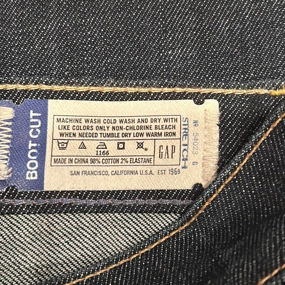 NWT Vtg ‘07 GAP Women’s Boot Cut Jeans 1R - Picture 11 of 16